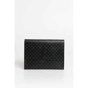 Trussardi Black Polyester Men Men's Clutch